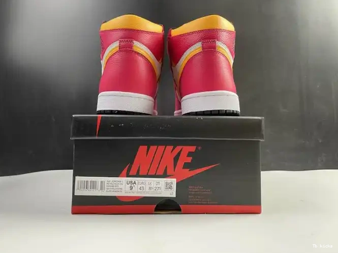 Rep TBK High Jordan Red 1 555088-603 Air Fusion OGLight 0522